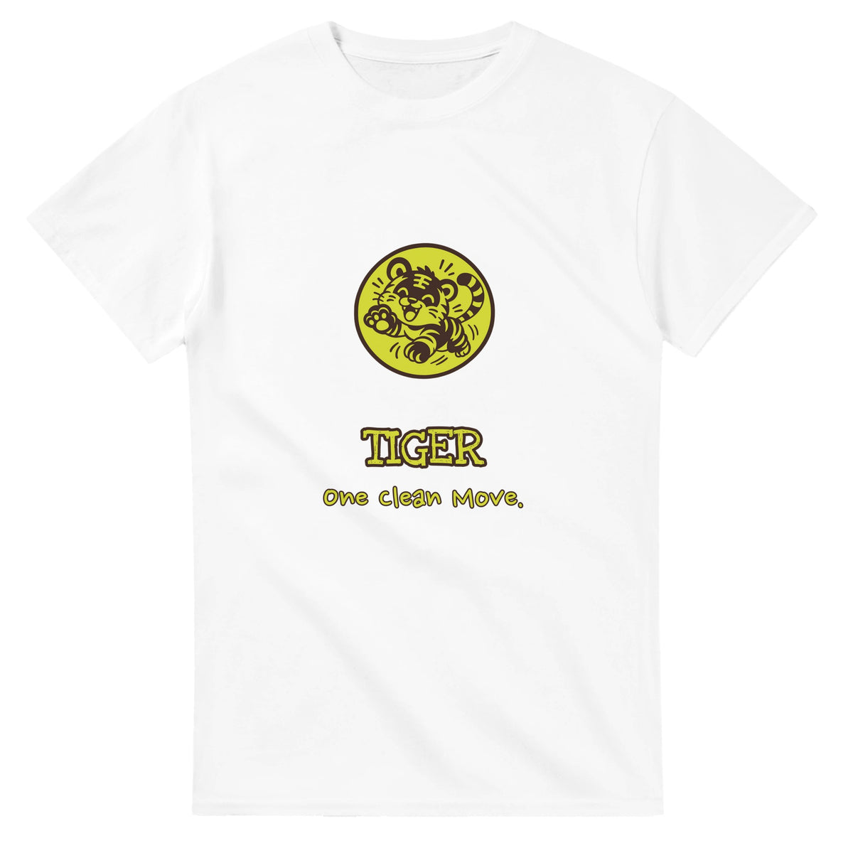 Tiger • One Clean Move — white unisex t-shirt