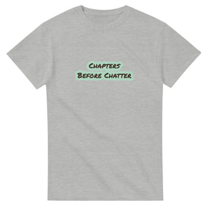 Chapters Before Chatter — ash unisex t-shirt