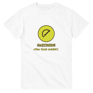 Sagittarius • Open Road Energy — white unisex t-shirt