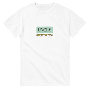 Uncle / Since The ’70s — white unisex t-shirt