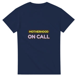 Motherhood: On Call — navy unisex t-shirt