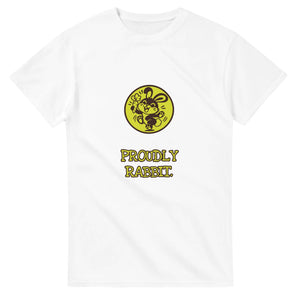 Proudly Rabbit — white unisex t-shirt