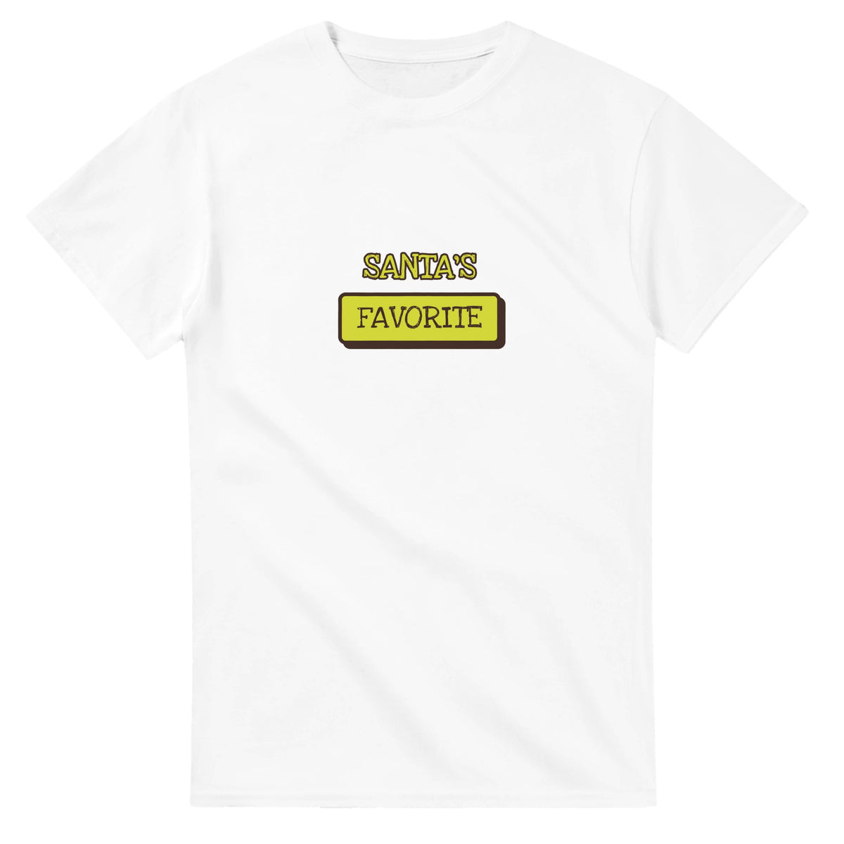 Santa's Favorite — white unisex t-shirt