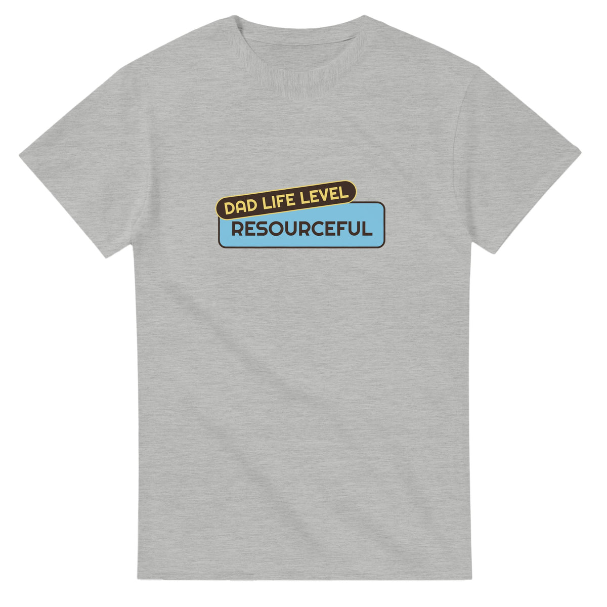 Dad Life Level: Resourceful — ash unisex t-shirt