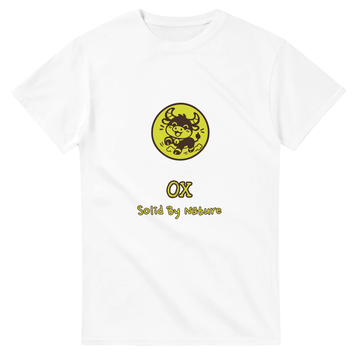 Ox • Solid By Nature — white unisex t-shirt