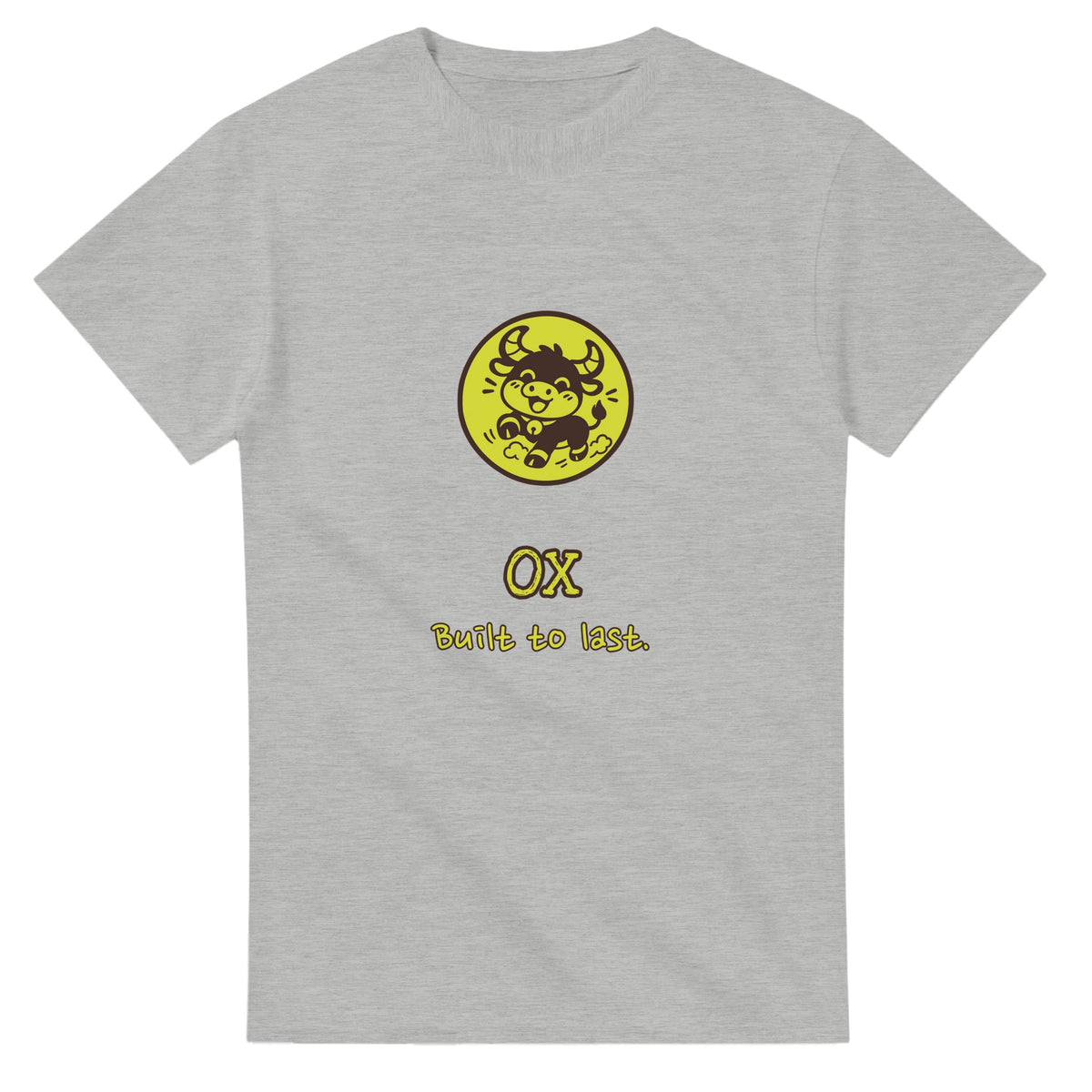 Ox • Built To Last — ash unisex t-shirt