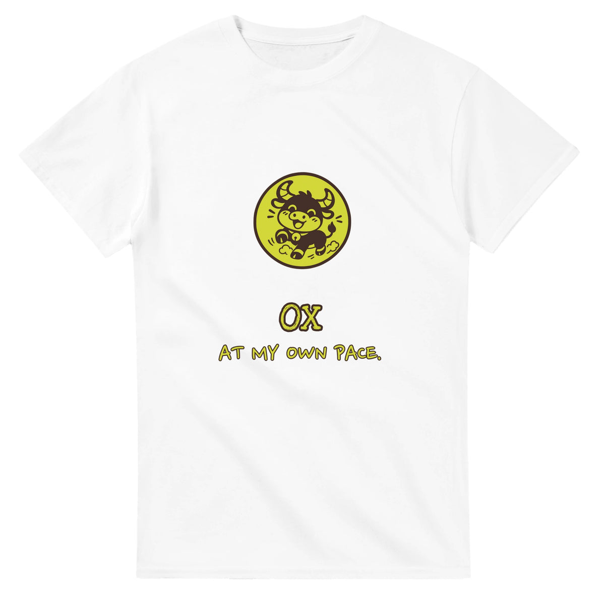 Ox • At My Own Pace — white unisex t-shirt