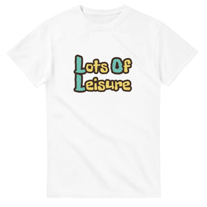 Lots Of Leisure — white unisex t-shirt