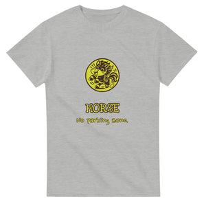 Horse • No Parking Zone — ash unisex t-shirt