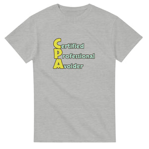 Certified Professional Avoider — ash unisex t-shirt