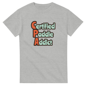 Certified Paddle Addict — ash unisex t-shirt