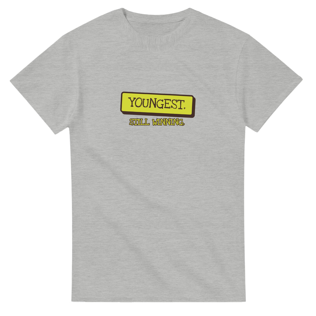 Youngest. Still Winning — ash unisex t-shirt