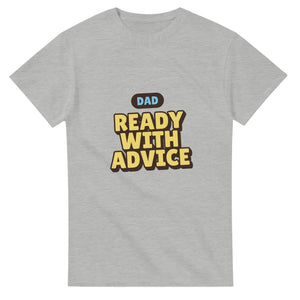 Dad: Ready With Advice — ash unisex t-shirt