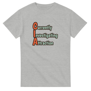 Currently Investigating Attraction — ash unisex t-shirt