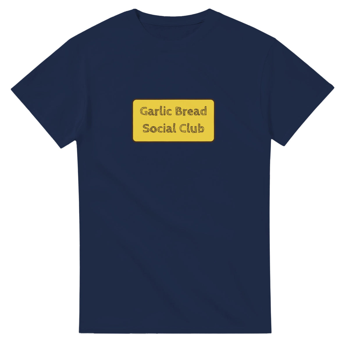 Garlic Bread Social Club — navy unisex t-shirt