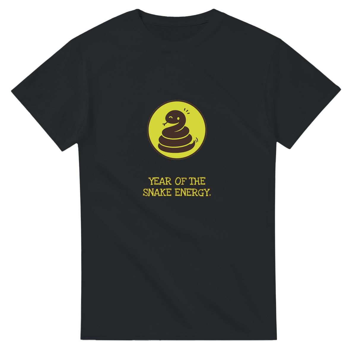 Year Of The Snake Energy — black unisex t-shirt