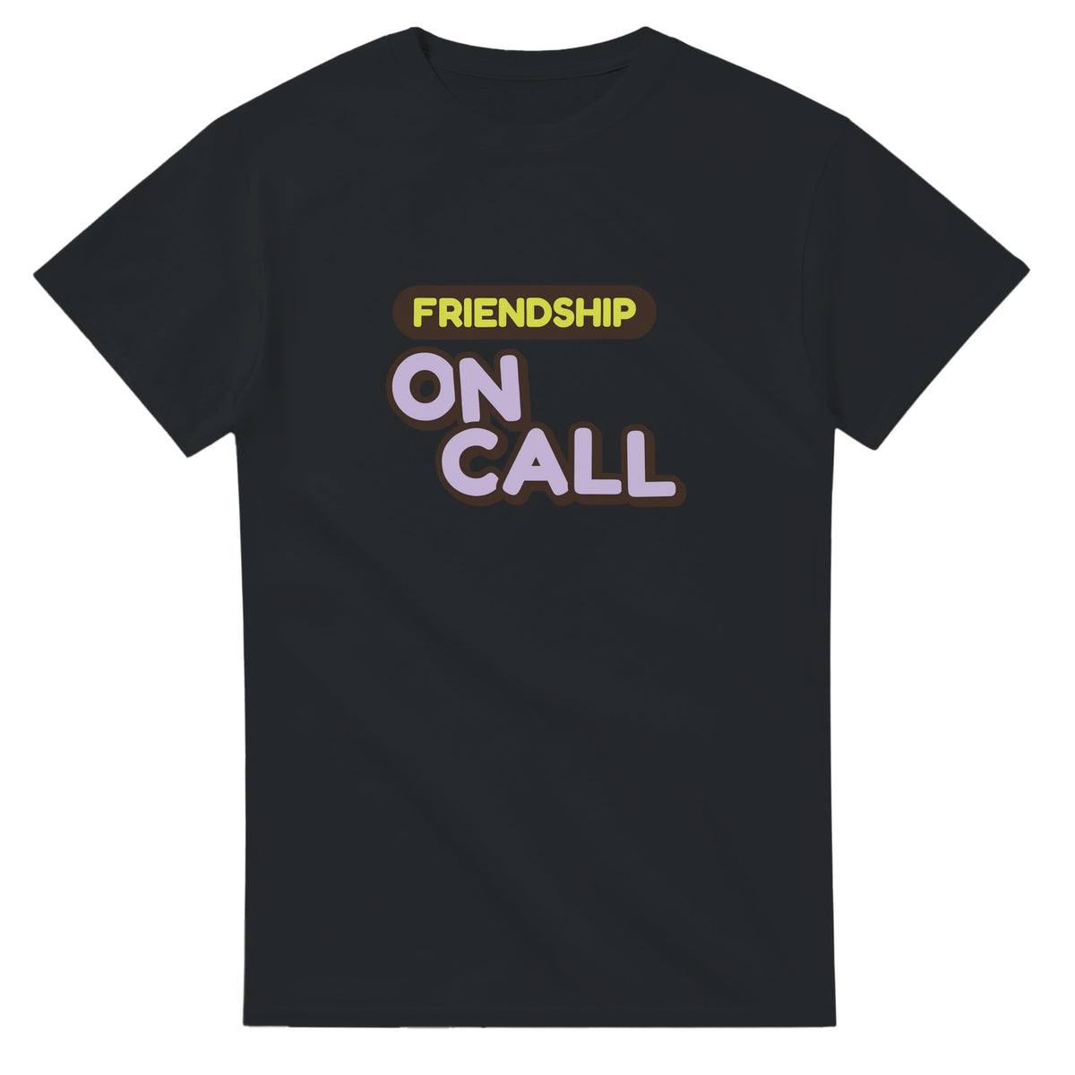Friendship: On Call — black unisex t-shirt