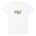Counting Down To Break — white unisex t-shirt