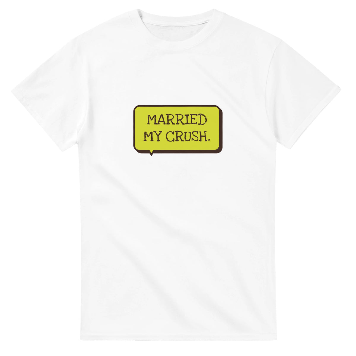 Married My Crush — white unisex t-shirt