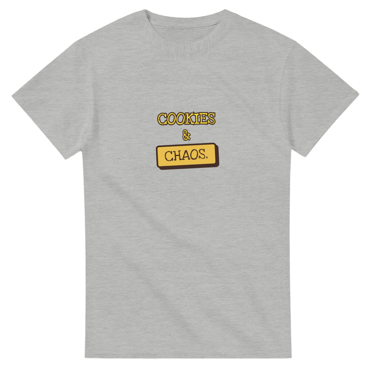 Cookies & Chaos — ash unisex t-shirt