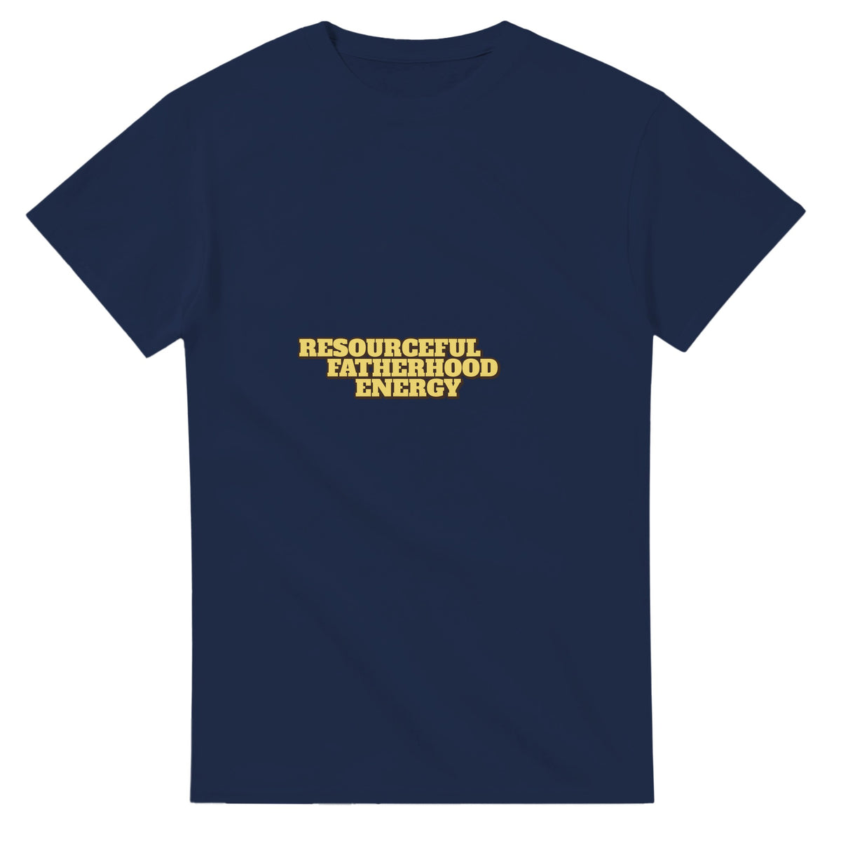 Resourceful Fatherhood Energy — navy unisex t-shirt