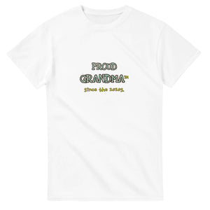 Proud Grandma • Since The 2020s — white unisex t-shirt
