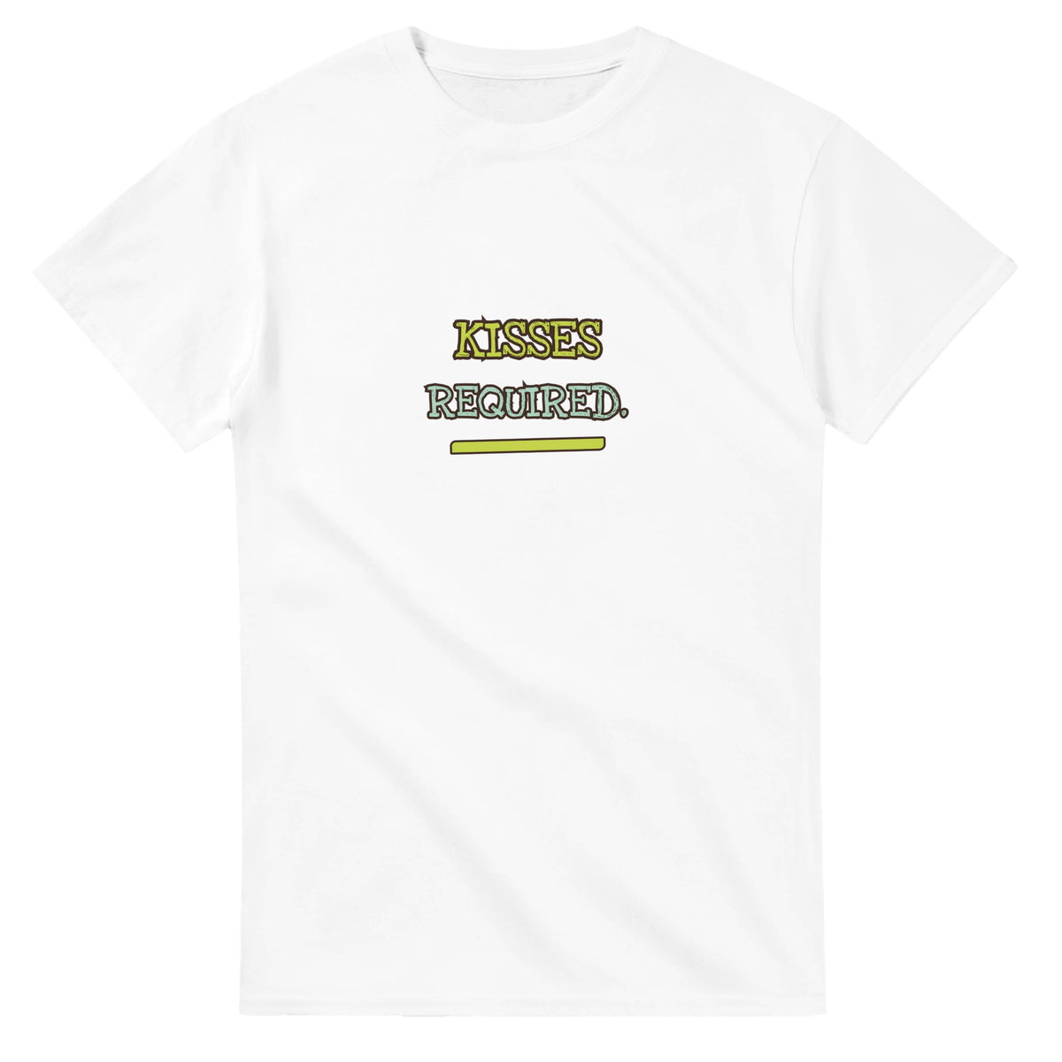 Kisses Required — white unisex t-shirt