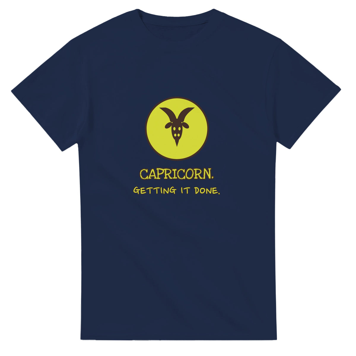 Capricorn. Getting It Done — navy unisex t-shirt