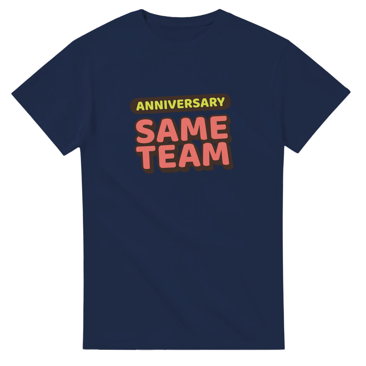 Anniversary: Same Team — navy unisex t-shirt