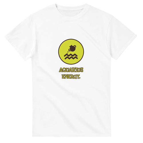 Aquarius Energy — white unisex t-shirt