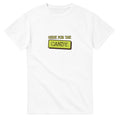 Here For The Candy — white unisex t-shirt