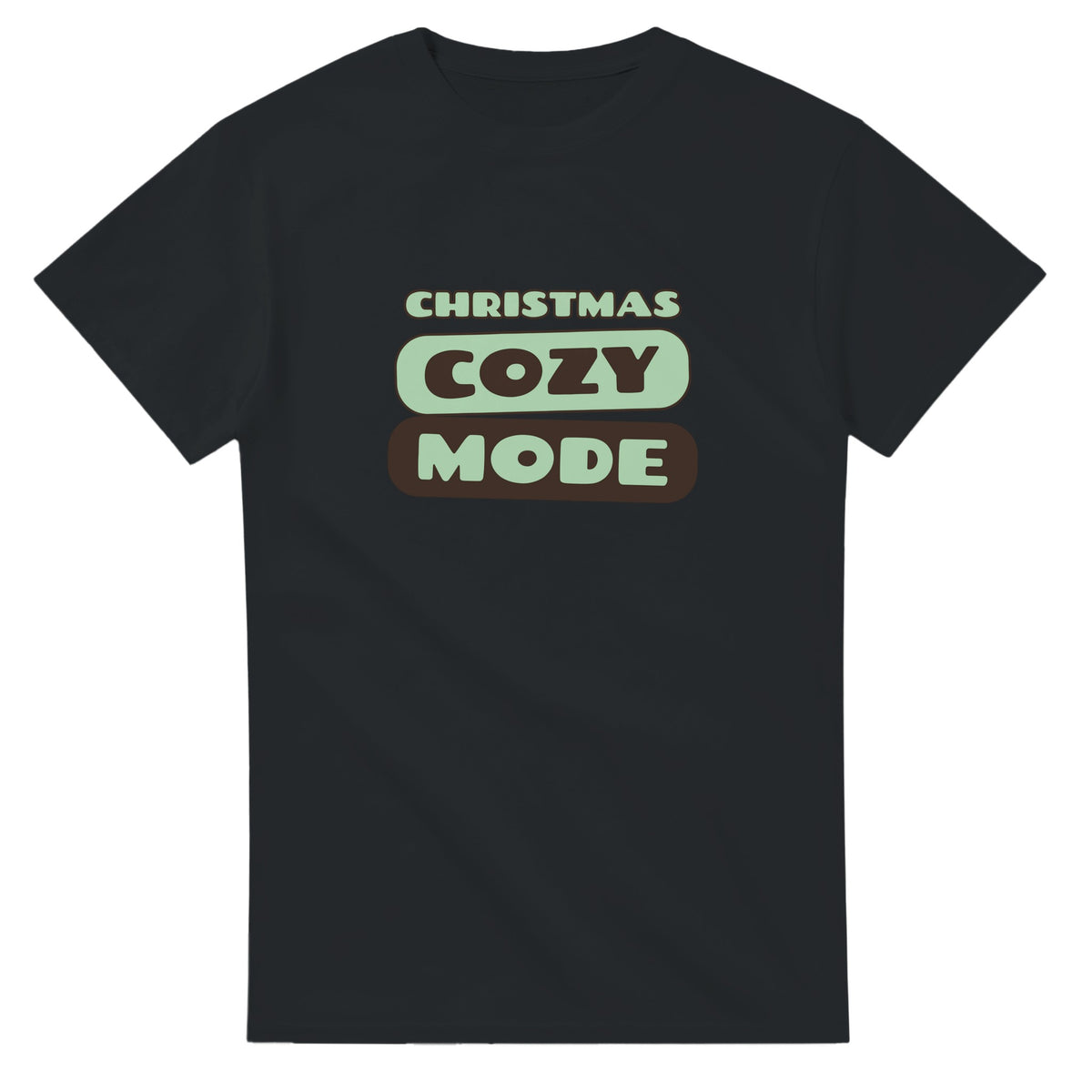 Christmas: Cozy Mode — black unisex t-shirt