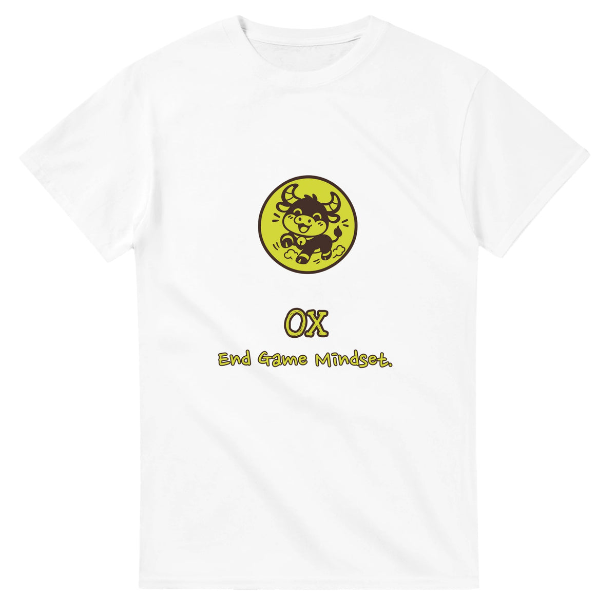 Ox • End Game Mindset — white unisex t-shirt