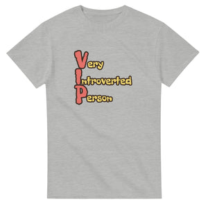 Very Introverted Person — ash unisex t-shirt