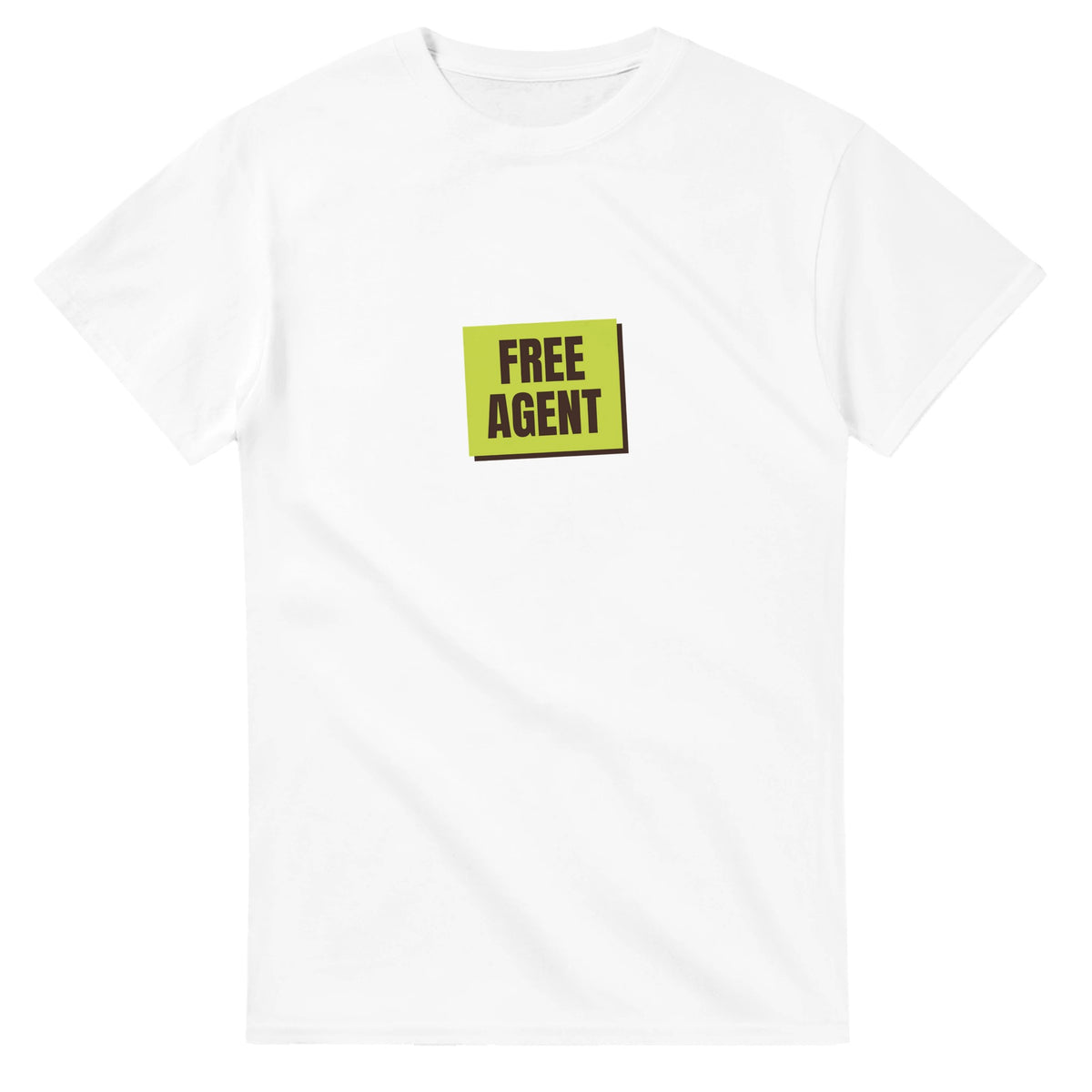 Free Agent — white unisex t-shirt