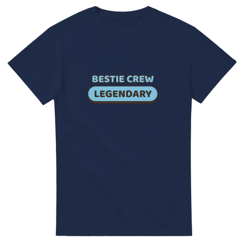Bestie Crew: Legendary — navy unisex t-shirt