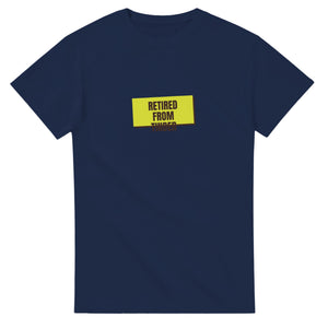 Retired From Tinder — navy unisex t-shirt