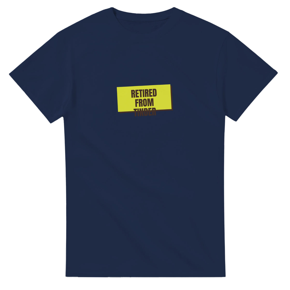 Retired From Tinder — navy unisex t-shirt