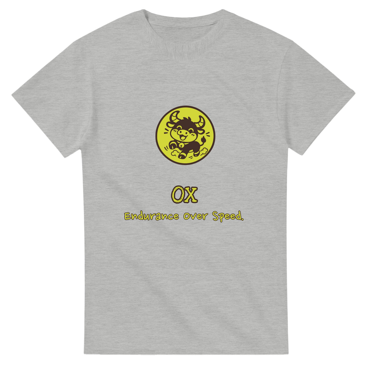Ox • Endurance Over Speed — ash unisex t-shirt