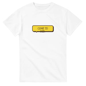 Come To Bed — white unisex t-shirt