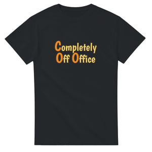 Completely Off Office — black unisex t-shirt
