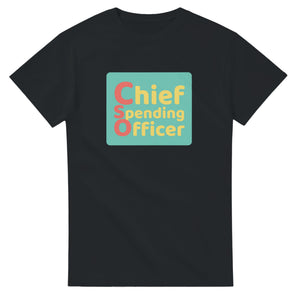 Chief Spending Officer — black unisex t-shirt