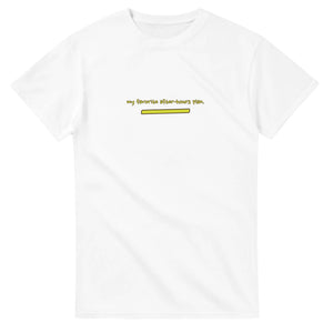 My Favorite After-hours Plan — white unisex t-shirt