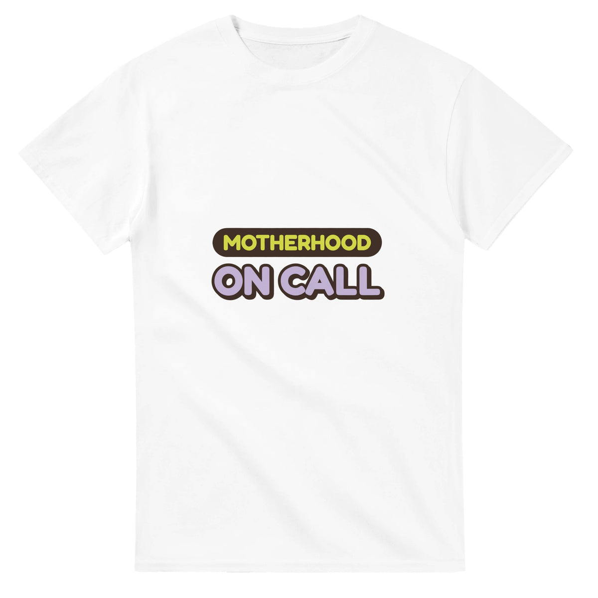 Motherhood: On Call — white unisex t-shirt