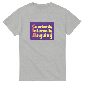 Constantly Internally Arguing — ash unisex t-shirt