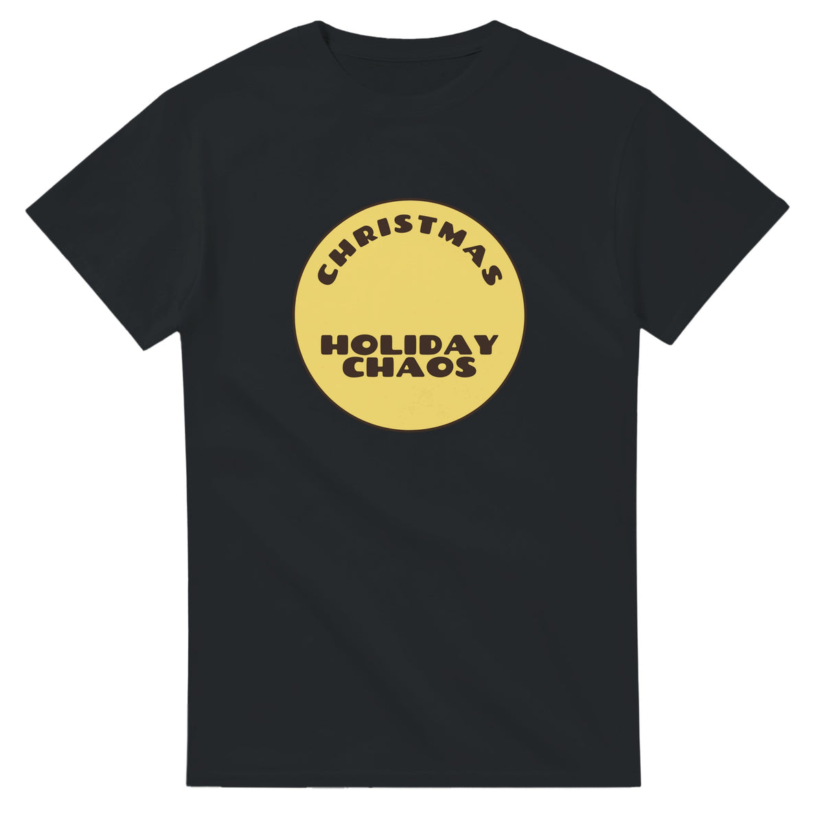 Christmas: Holiday Chaos — black unisex t-shirt