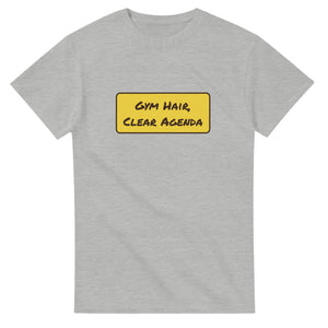 Gym Hair, Clear Agenda — ash unisex t-shirt