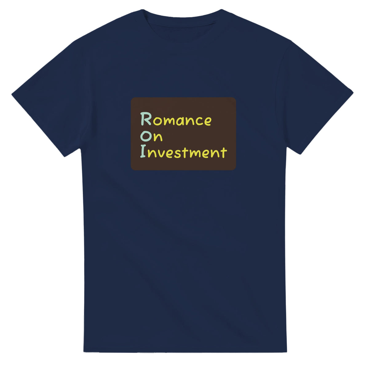 Romance on Investment — navy unisex t-shirt