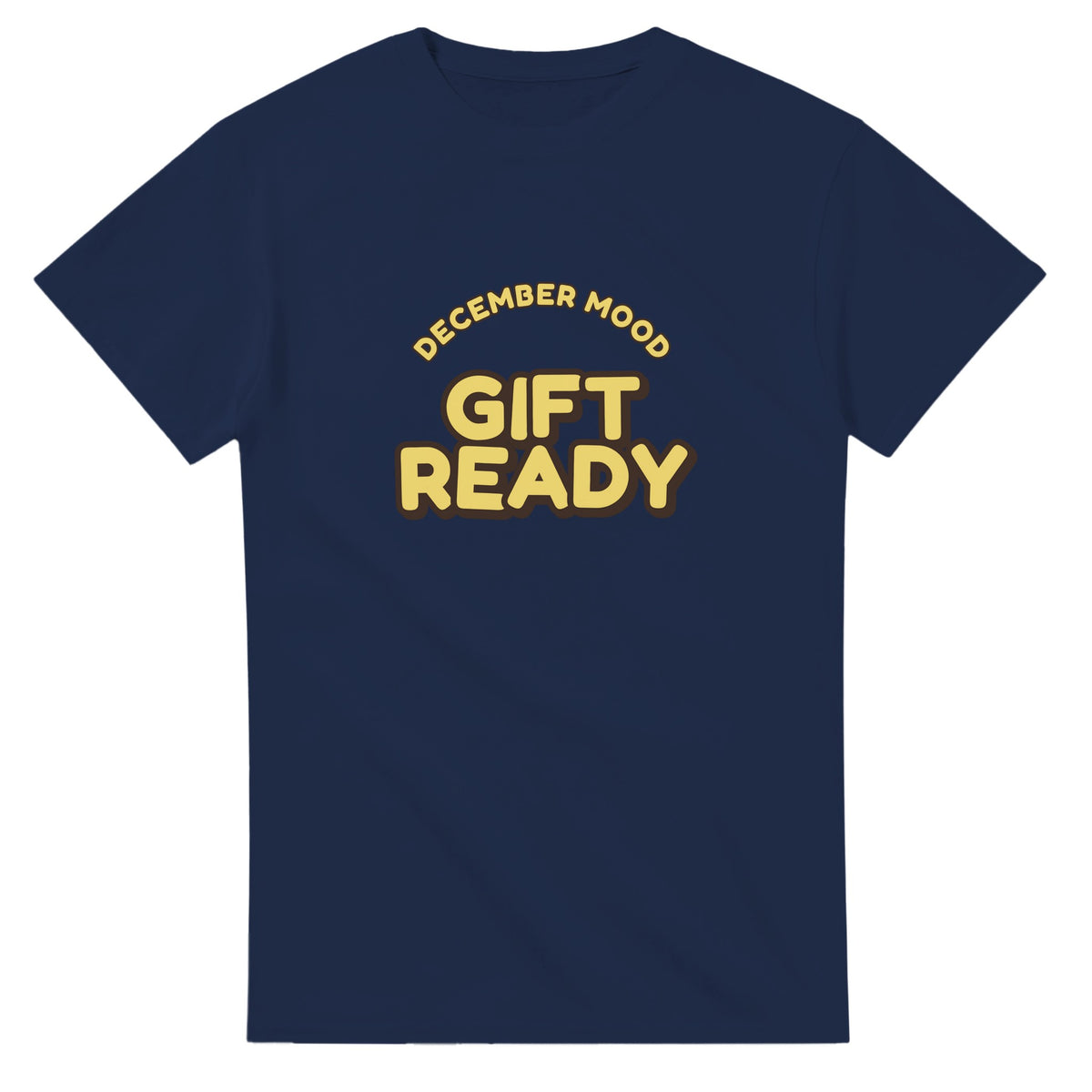 December Mood: Gift Ready — navy unisex t-shirt