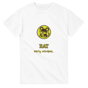 Rat • Early Mindset — white unisex t-shirt